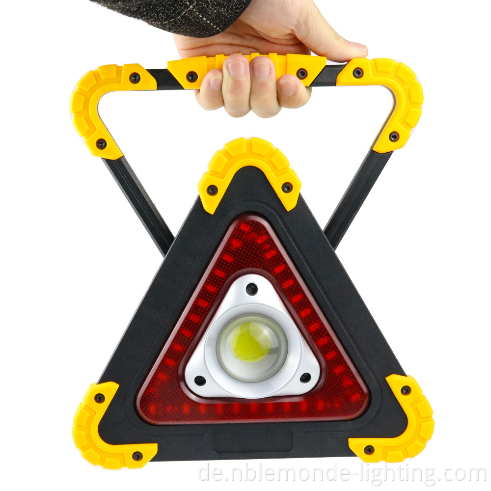 Compact Outdoor Triangle Emergency Signal Lights